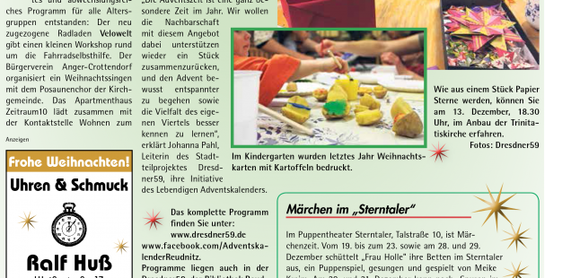 Ein kleiner Bericht im Ortsblatt