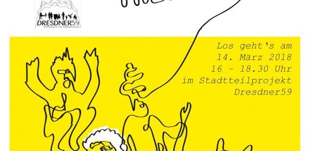 Macht mit beim Start des Nachbarschaftstheaters heute, 16:00!!