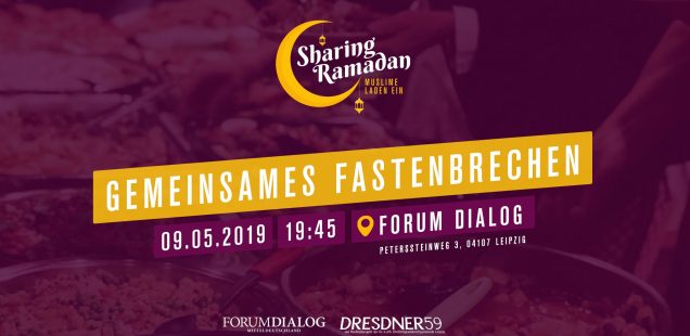 Iftar - gemeinsames Fastenbrechen bei Forum Dialog Mitteldeutschland