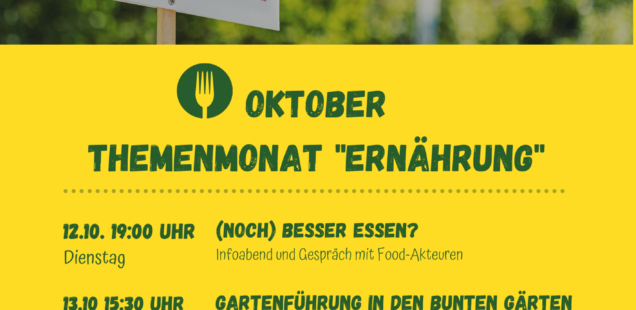 Themenmonat Ernährung