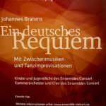 Gemeinsamer Ausflug zum Familienkonzert „Ein deutsches Requiem“ Johannes Brahms – mit Konzerteinführung