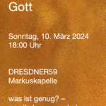 Abends Ma(h)l Gott~, 10.03.24 18:00 Uhr